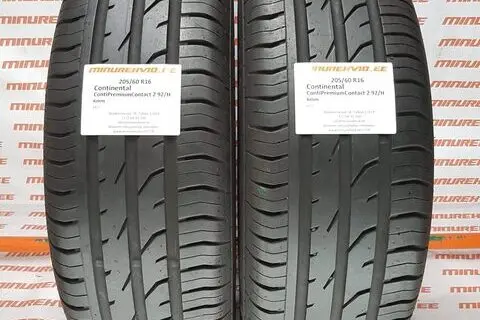 Kasutatud suverehv 205/60R16 Continental ContiPremiumContact 2 92/H/