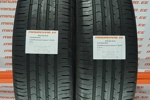 Kasutatud suverehv 205/60R16 Continental ContiPremiumContact 5 92/H
