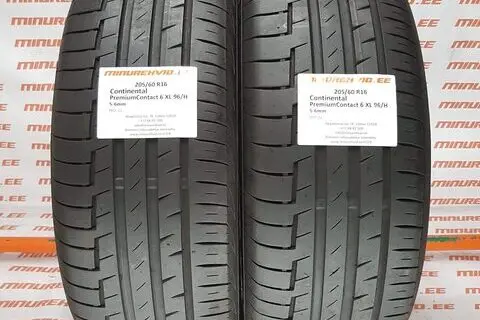 Kasutatud suverehv 205/60R16 Continental PremiumContact 6 XL 96/H