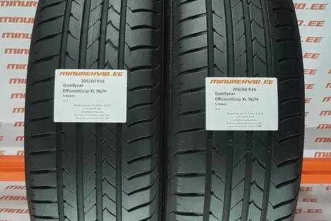 Kasutatud suverehv 205/60R16 GoodYear EfficientGrip XL 96/H
