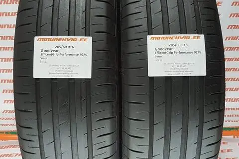 Kasutatud suverehv 205/60R16 GoodYear EfficientGrip Performance 92/V/H