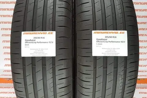 Kasutatud suverehv 205/60R16 GoodYear EfficientGrip Performance 92/H/V