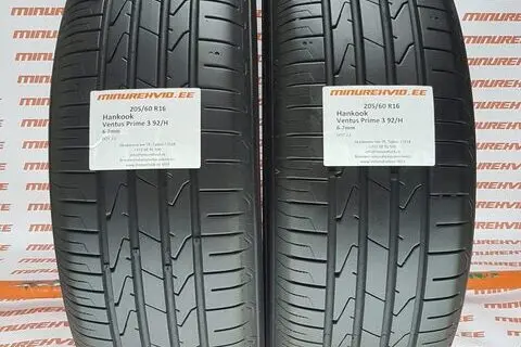 Kasutatud suverehv 205/60R16 Hankook Ventus Prime 3 92/H-