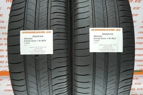 Kasutatud suverehv 205/60R16 Michelin Energy Saver + XL 96/V
