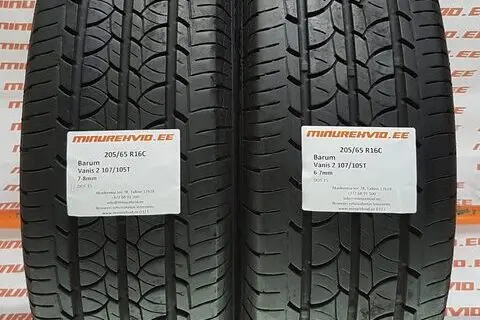 Kasutatud suverehv 205/65R16 Barum Vanis 2 107/105T