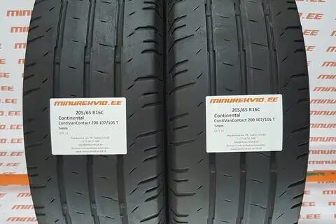 Kasutatud suverehv 205/65R16 Continental ContiVanContact 200 107/105 T/