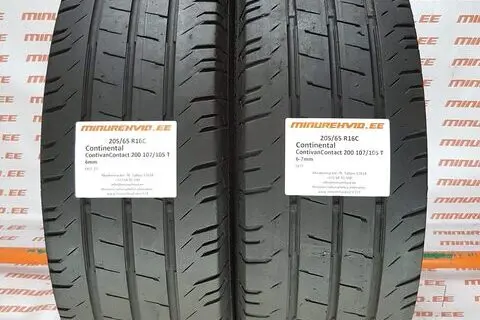 Kasutatud suverehv 205/65R16 Continental ContiVanContact 200 107/105 T
