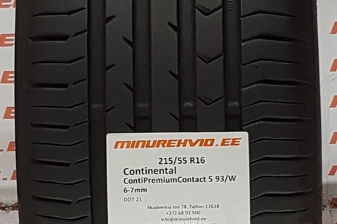 Kasutatud suverehv 215/55R16 Continental ContiPremiumContact 5 93/W