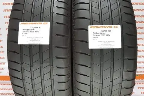 Kasutatud suverehv 215/60R16 Bridgestone Turanza T005 95/V