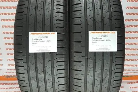 Kasutatud suverehv 215/60R16 Continental ContiEcoContact 5 95/H