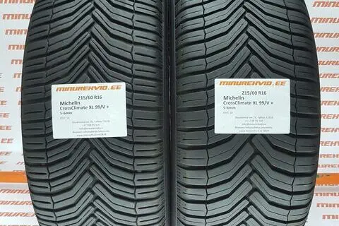 Kasutatud suverehv 215/60R16 Michelin CrossClimate XL 99/V +