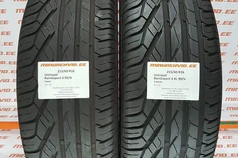 Kasutatud suverehv 215/60R16 Uniroyal RainExpert 3 95/H XL 99/V