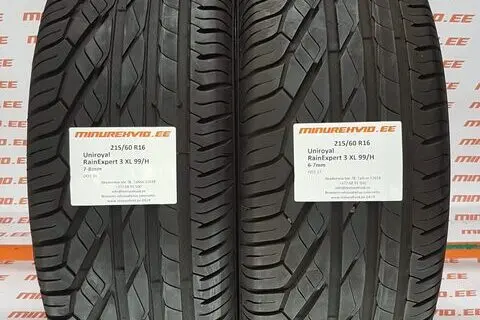 Kasutatud suverehv 215/60R16 Uniroyal RainExpert 3 XL 99/H