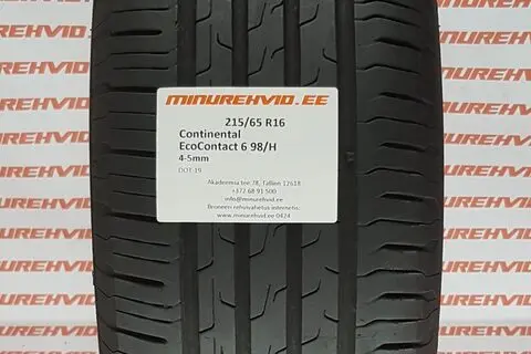 Kasutatud suverehv 215/65R16 Continental EcoContact 6 98/H