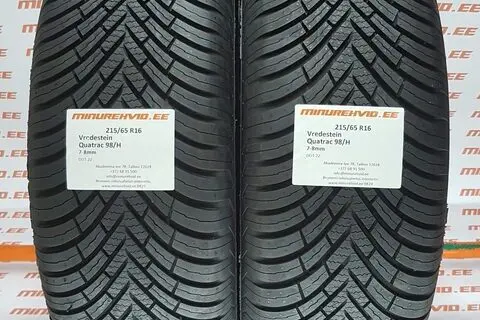 Kasutatud suverehv 215/65R16 Vredestein Quatrac 98/H