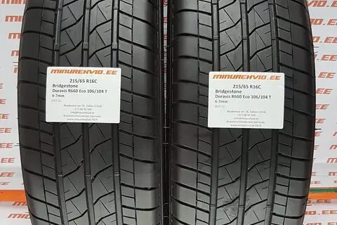 Kasutatud suverehv 215/65R16 Bridgestone Duravis R660 Eco 106/104 T