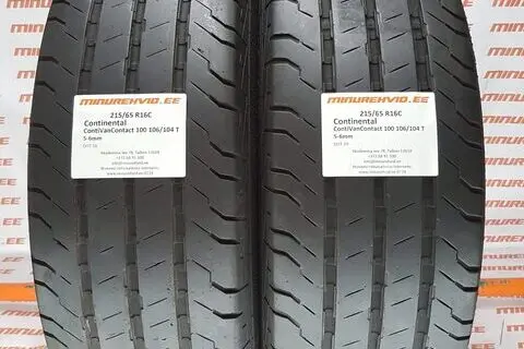 Kasutatud suverehv 215/65R16 Continental ContiVanContact 100 106/104 T