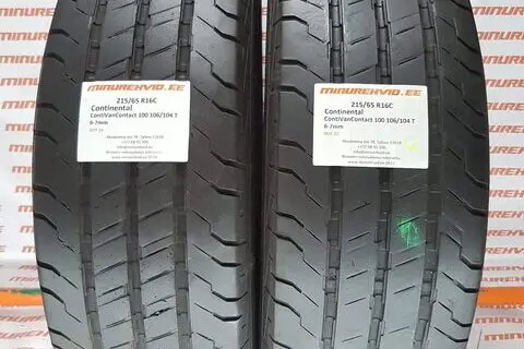 Kasutatud suverehv 215/65R16 Continental ContiVanContact 100 106/104 T