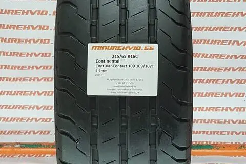 Kasutatud suverehv 215/65R16 Continental ContiVanContact 100 109/107T