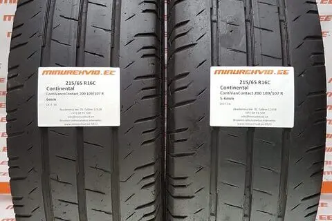 Kasutatud suverehv 215/65R16 Continental ContiVanContact 200 109/107 R