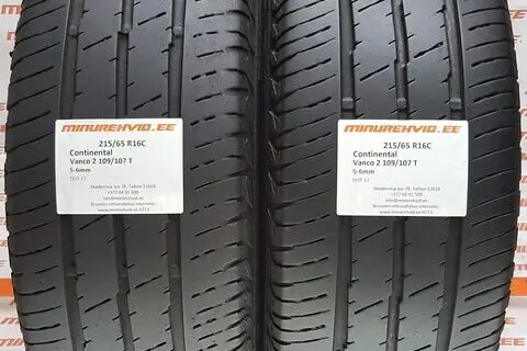 Kasutatud suverehv 215/65R16 Continental Vanco 2 109/107 T-