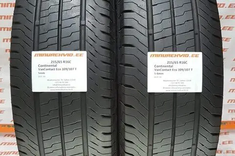 Kasutatud suverehv 215/65R16 Continental VanContact Eco 109/107 T