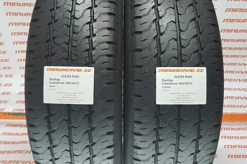 Kasutatud suverehv 215/65R16 Dunlop EconoDrive 109/107/T