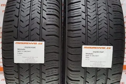 Kasutatud suverehv 215/65R16 Michelin Agilis 51 106/104 T