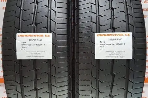 Kasutatud suverehv 215/65R16 TOYO NanoEnergy Van 109/107 T