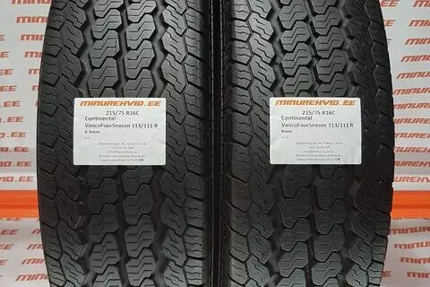Kasutatud suverehv 215/75R16 Continental VancoFourSeason 113/111 R