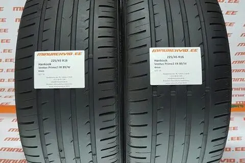 Kasutatud suverehv 225/45R16 Hankook Ventus Prime 2 FR 89/W