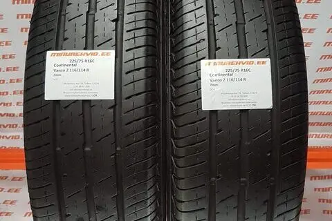 Kasutatud suverehv 225/75R16 Continental Vanco 2 116/114 R