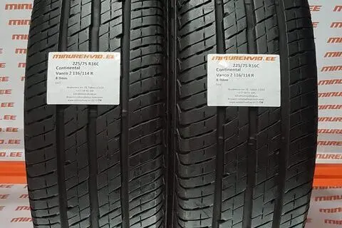 Kasutatud suverehv 225/75R16 Continental Vanco 2 116/114 R