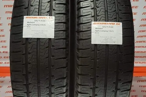 Kasutatud suverehv 225/75R16 Michelin Agilis Camping 116/Q.