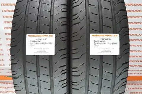 Kasutatud suverehv 235/65R16 Continental ContiVanContact 200 115/113 R