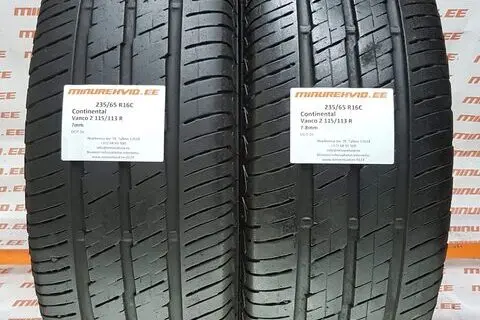 Kasutatud suverehv 235/65R16 Continental Vanco 2 115/113 R