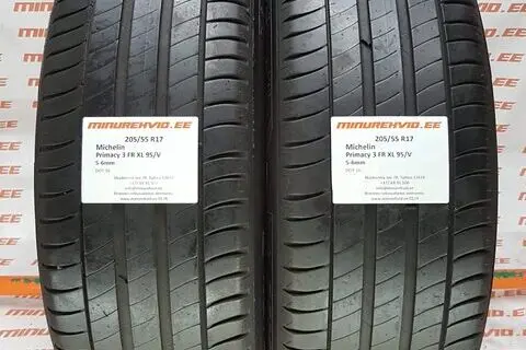 Kasutatud suverehv 205/55R17 Michelin Primacy 3 FR XL 95/V