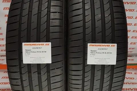 Kasutatud suverehv 215/40R17 Nexen Nfera Primus FR XL 87/W