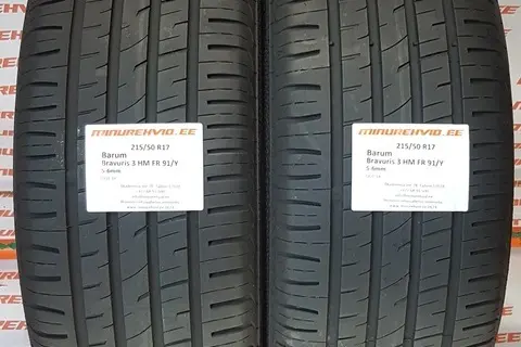 Kasutatud suverehv 215/50R17 Barum Bravuris 3 HM FR 91/Y
