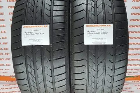 Kasutatud suverehv 215/50R17 GoodYear EfficientGrip FR XL 95/W