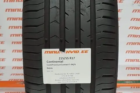 Kasutatud suverehv 215/55R17 Continental ContiPremiumContact 5 94/V