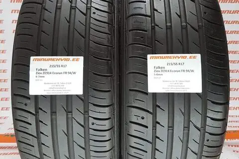 Kasutatud suverehv 215/55R17 Falken Ziex ZE914 Ecorun FR 94/W