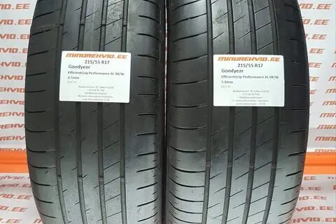 Kasutatud suverehv 215/55R17 GoodYear EfficientGrip Performance XL 98/W