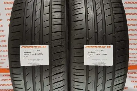 Kasutatud suverehv 215/55R17 Hankook Ventus Prime 2 FR 94/V