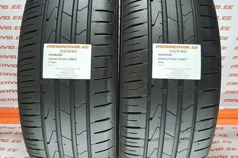 Kasutatud suverehv 215/55R17 Hankook Ventus Prime 3 94/V