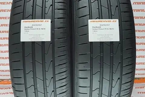 Kasutatud suverehv 215/55R17 Hankook Ventus Prime 3 FR XL 98/W