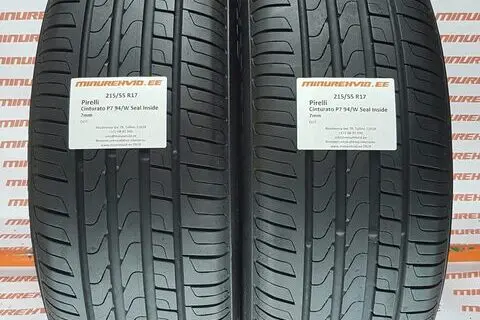 Kasutatud suverehv 215/55R17 Pirelli Cinturato P7 94/W Seal Inside.
