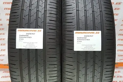 Kasutatud suverehv 215/60R17 Continental EcoContact 6 96/H