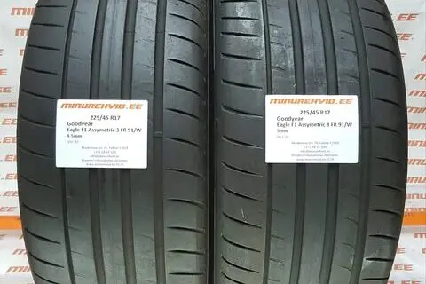 Kasutatud suverehv 225/45R17 GoodYear Eagle F1 Asymmetric 3 FR 91/W