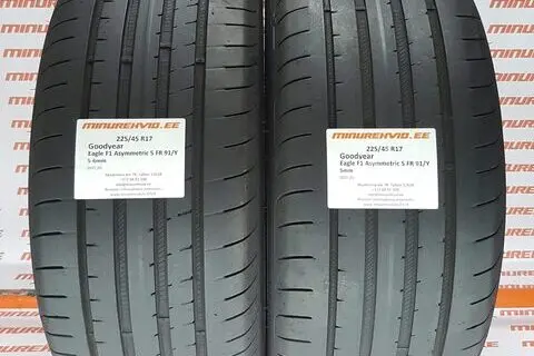 Kasutatud suverehv 225/45R17 GoodYear Eagle F1 Asymmetric 5 FR 91/Y